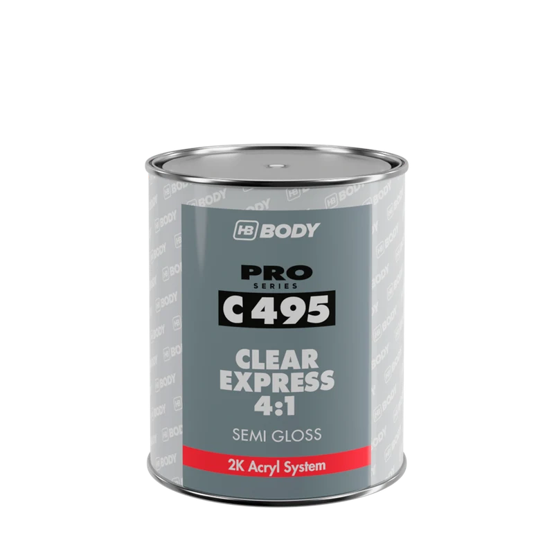 C495 CLEAR EXPRESS 4:1 SEMI GLOSS ambalajı